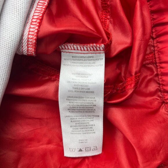 Tommy Hilfiger Sport Red Windbreaker Jacket Women's Size Large Lightweight - Picture 5 of 5